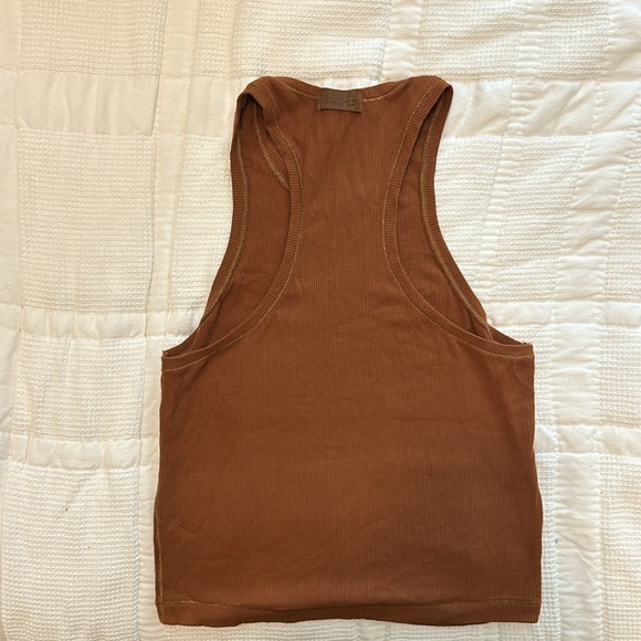 Skims Soft Lounge Burnt Orange racer back tank - Picture 3 of 3